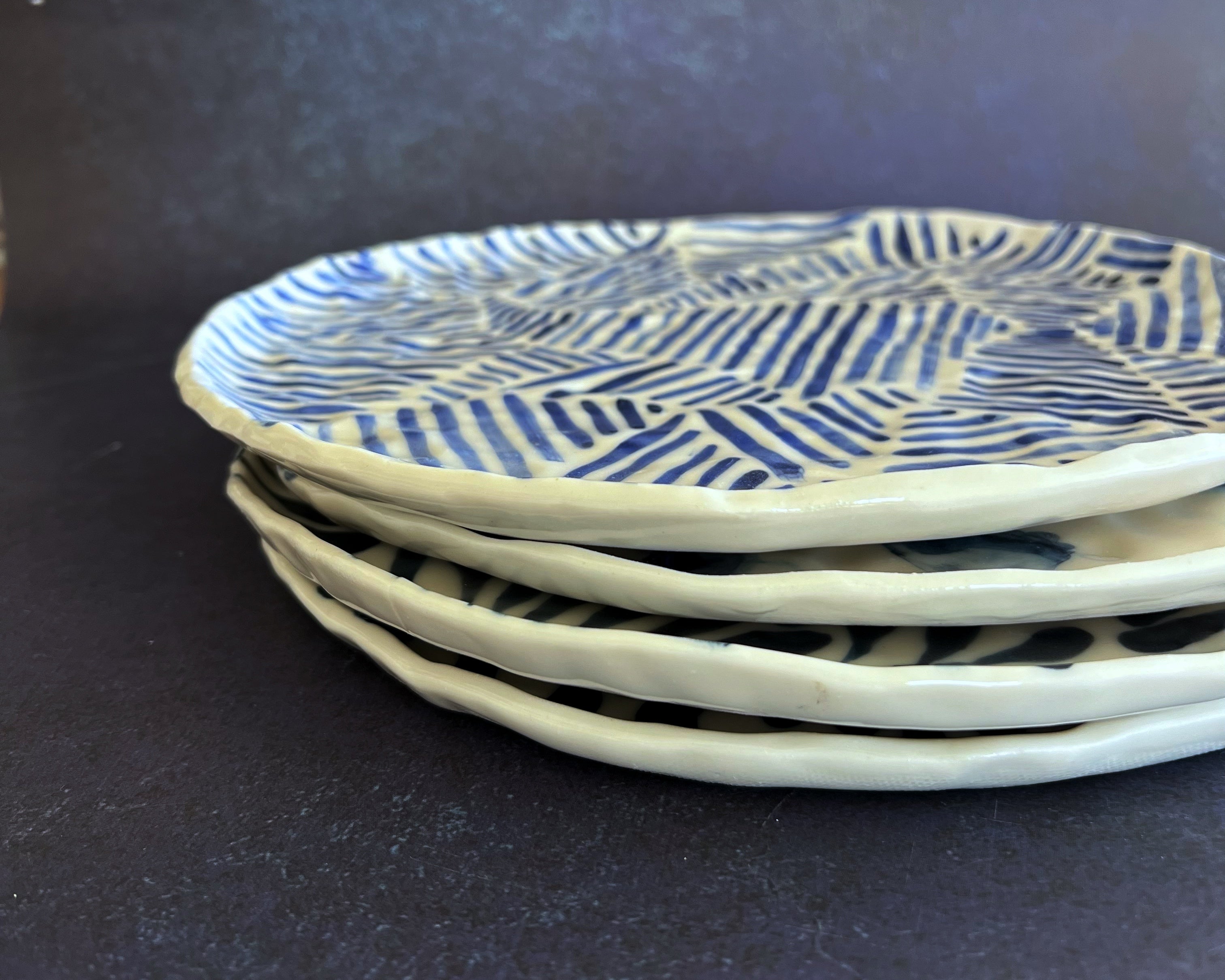 Blue Stripes (Dinner Plate)