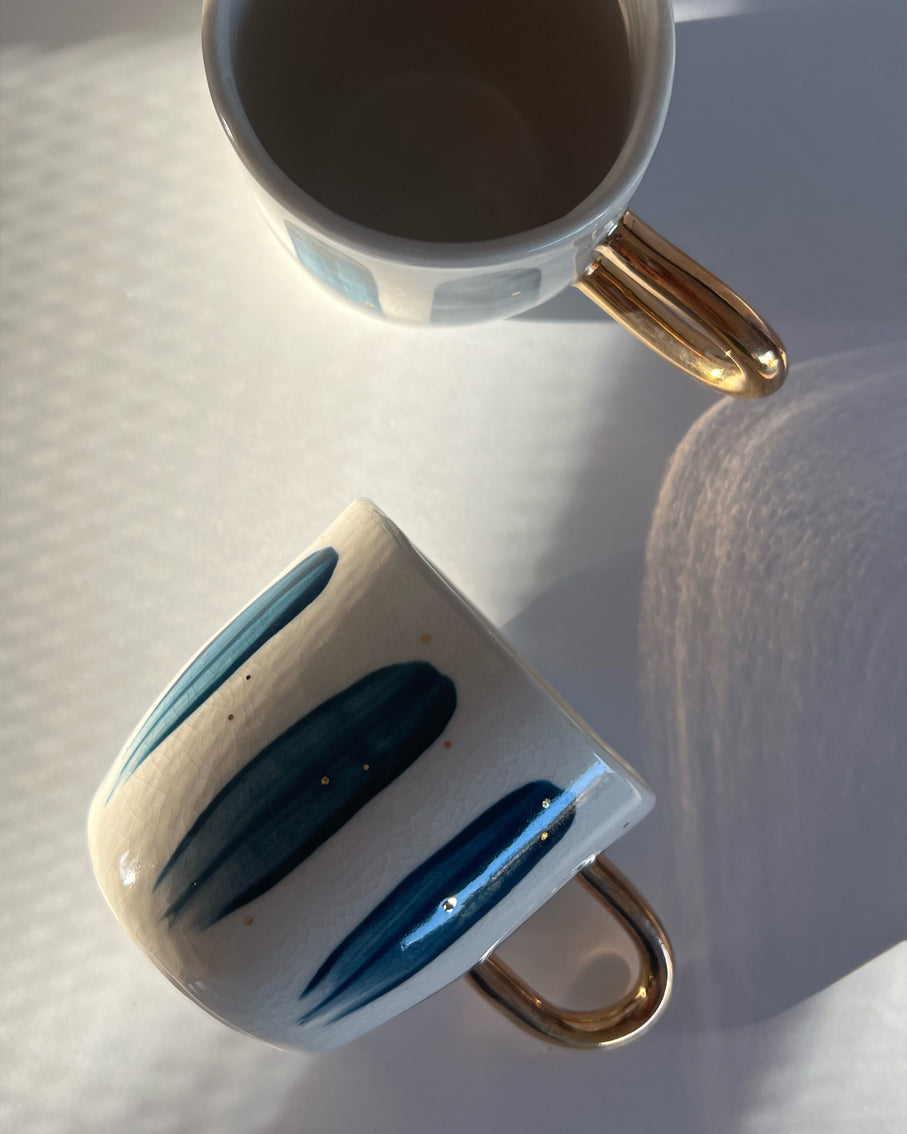 Azure Gleam Espresso Cup