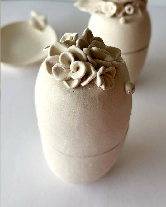 Floral Bouquet Canister