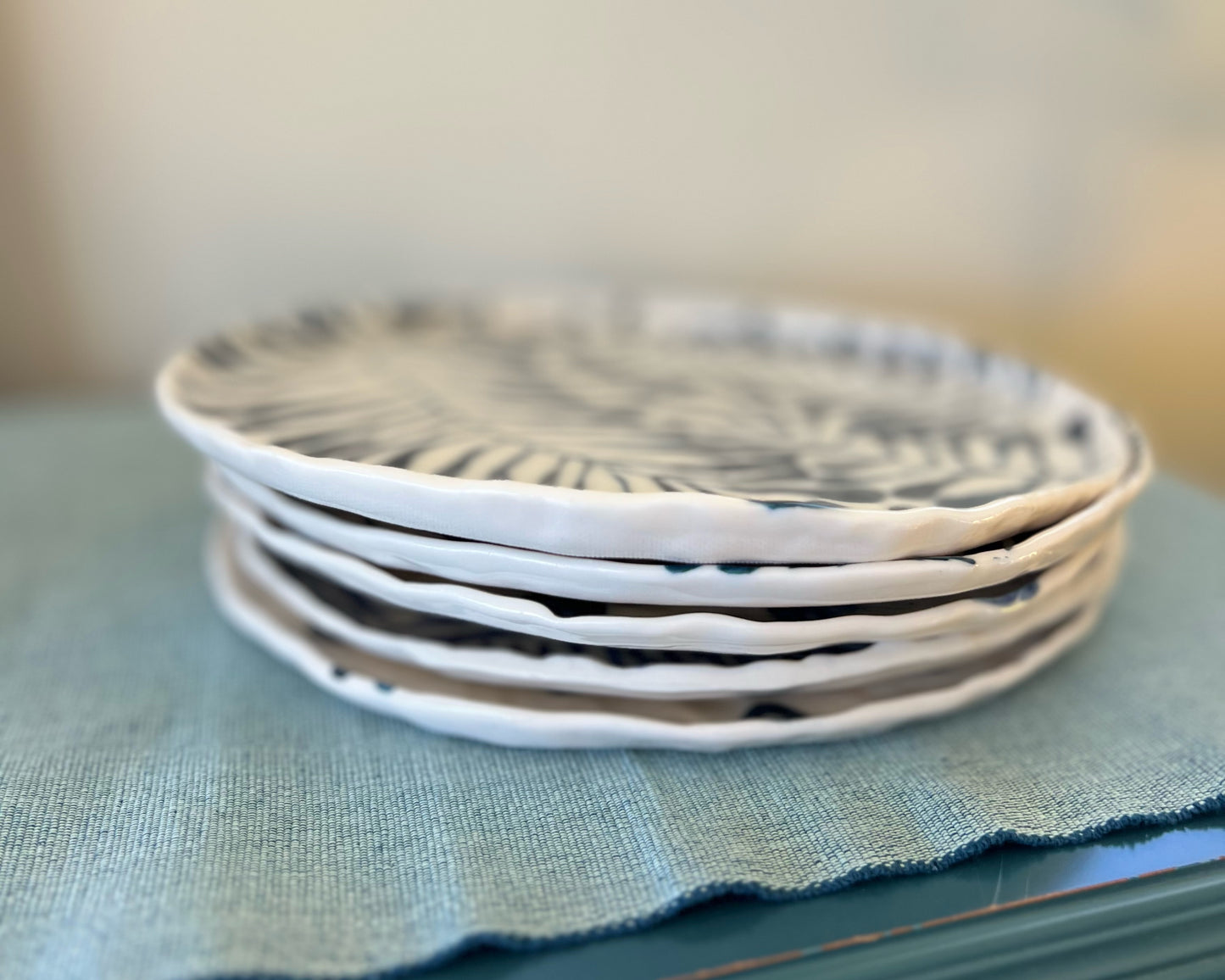 Blue Fern (Dinner Plate)