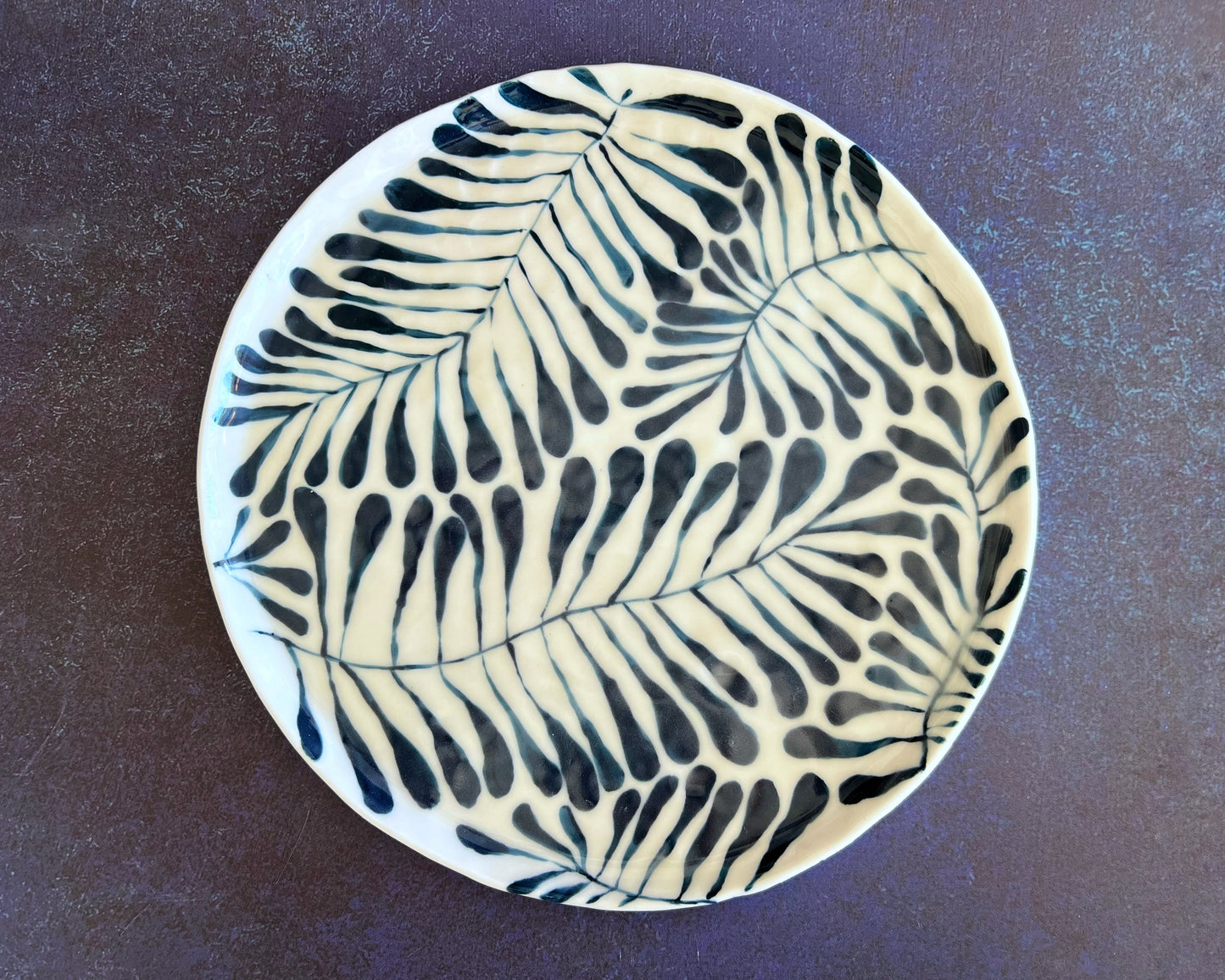 Blue Fern (Dinner Plate)