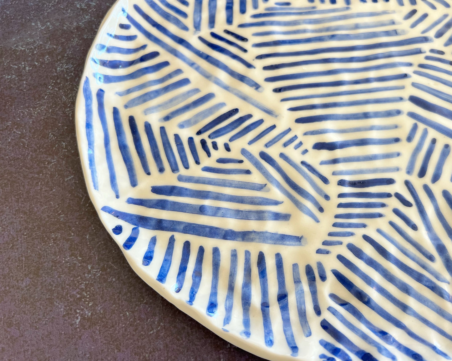 Blue Stripes (Dinner Plate)