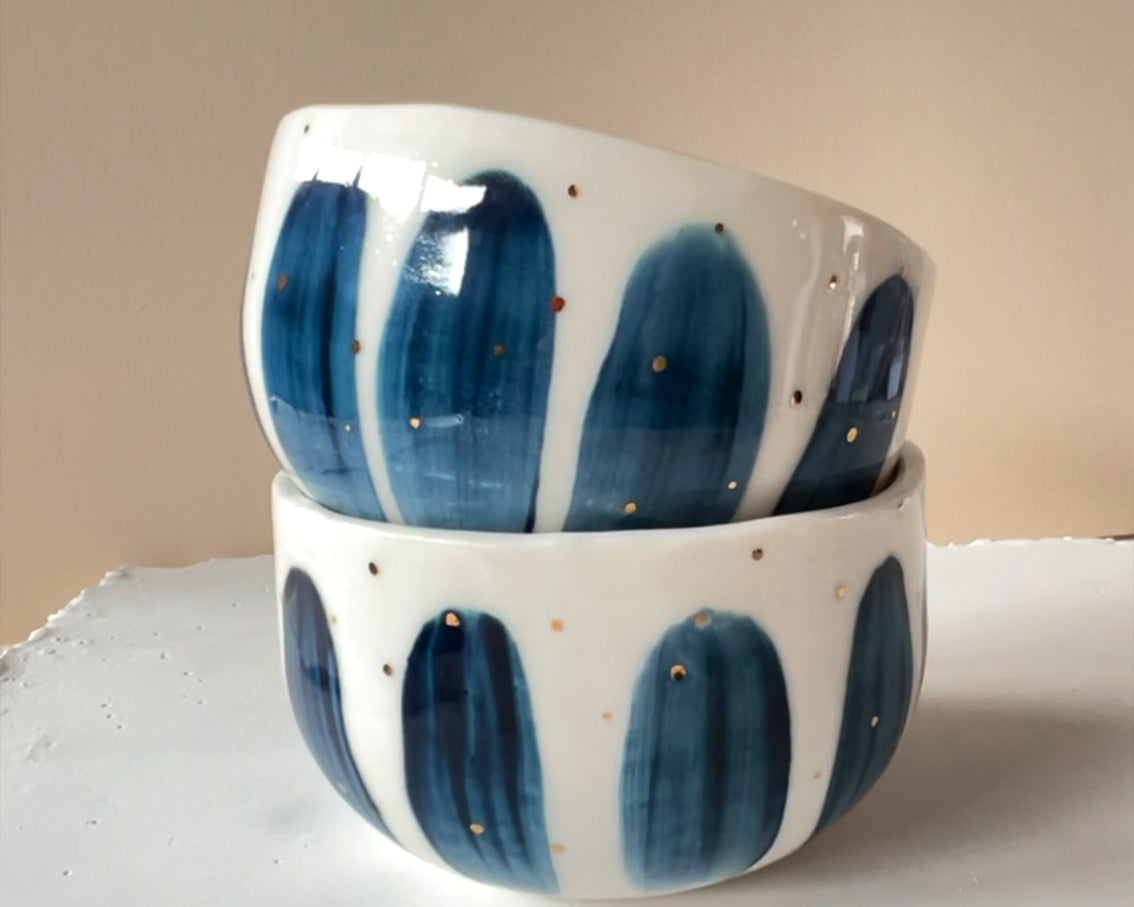 Azure Gleam Bowls