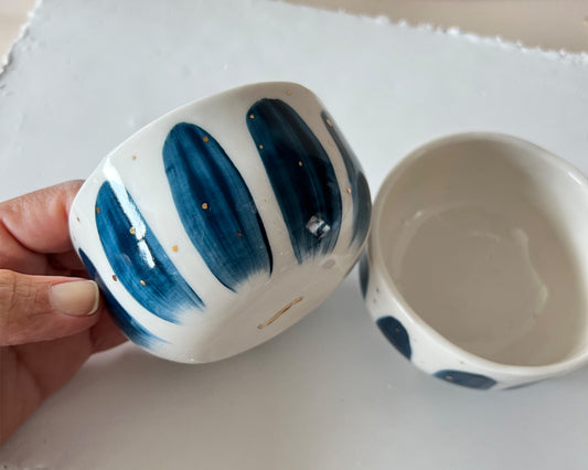 Sparkling Blue Bowls