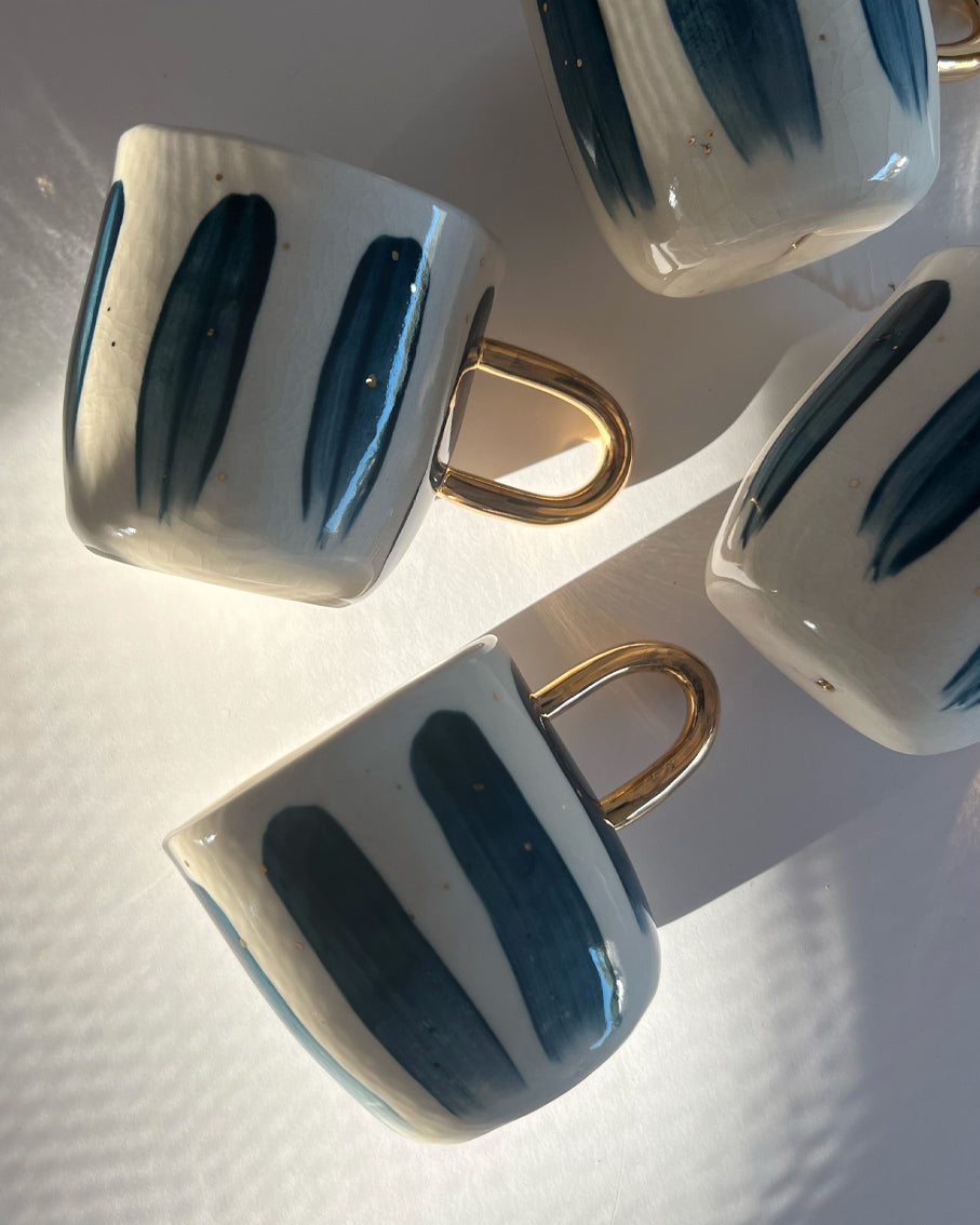 Azure Gleam Espresso Cup