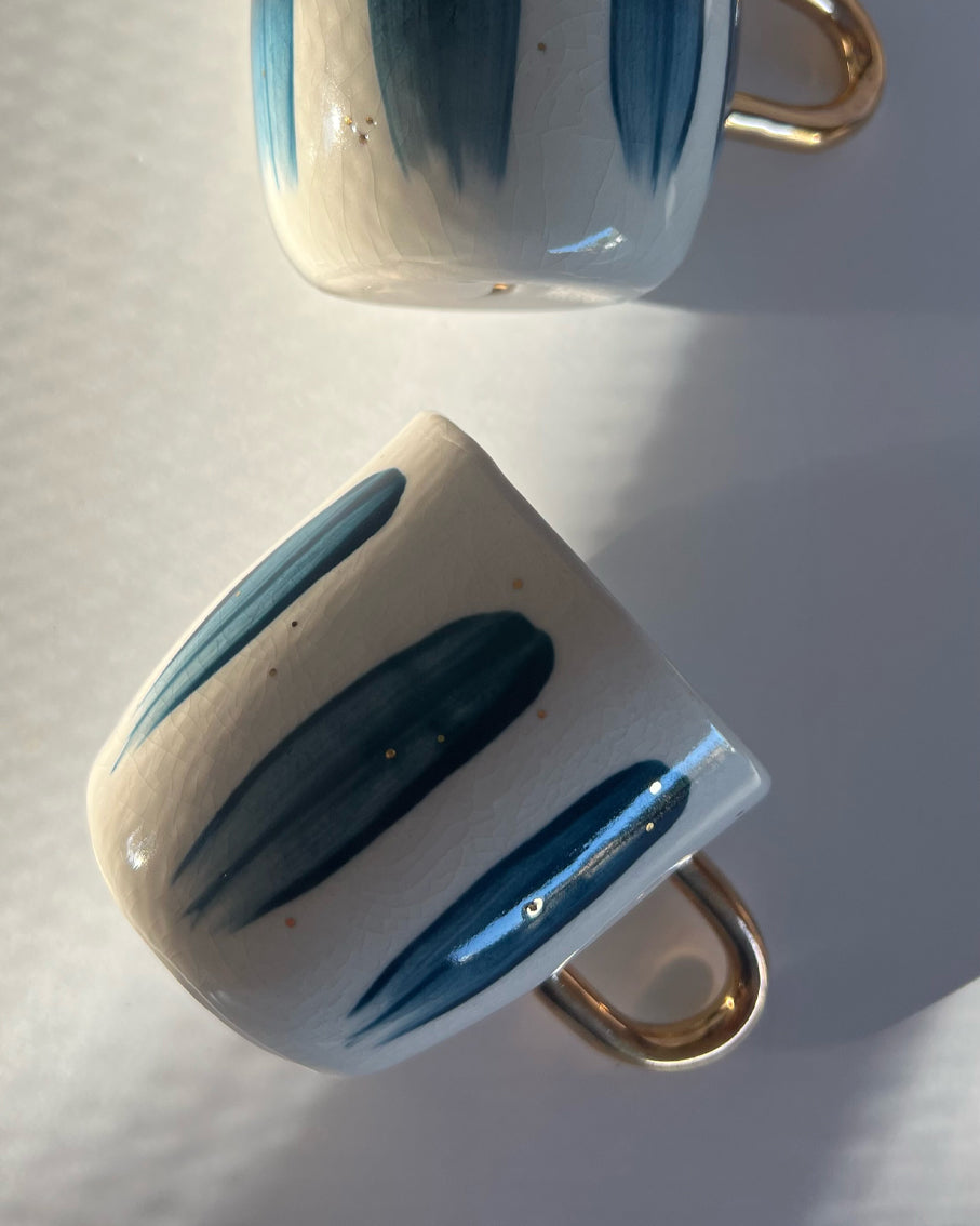 Azure Gleam Espresso Cup