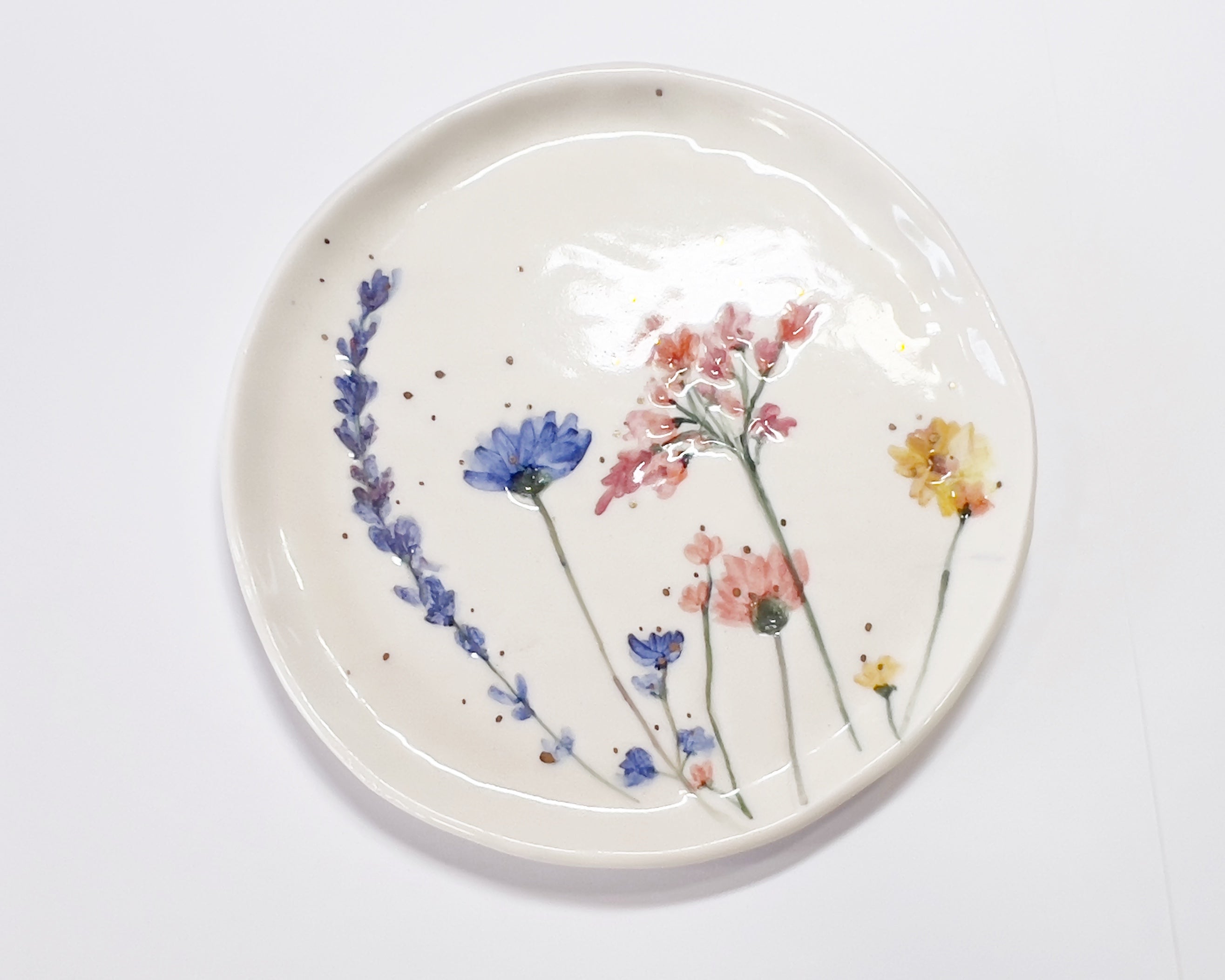 Porcelain Flower Plate