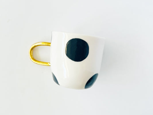 Noir Dotty Espresso Cup