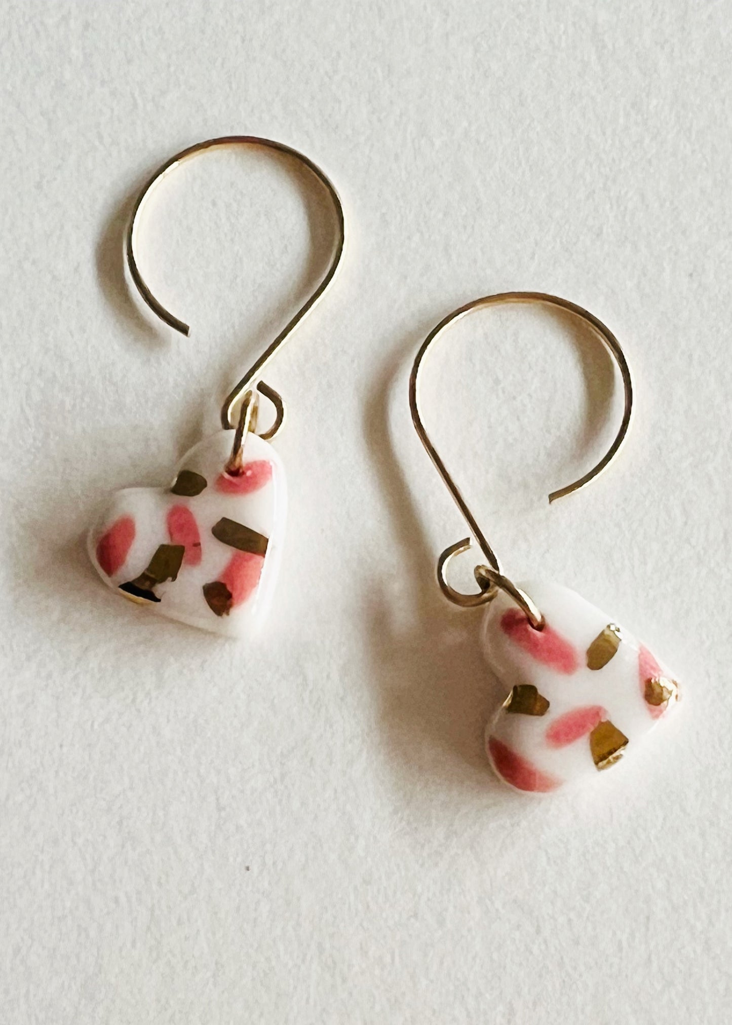 Heart Drop Earrings