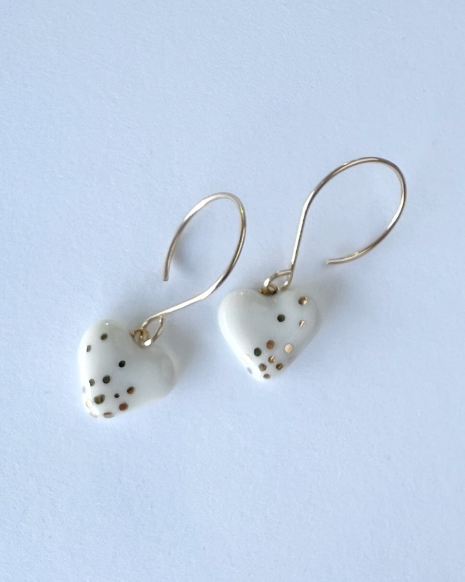 Heart Drop Earrings