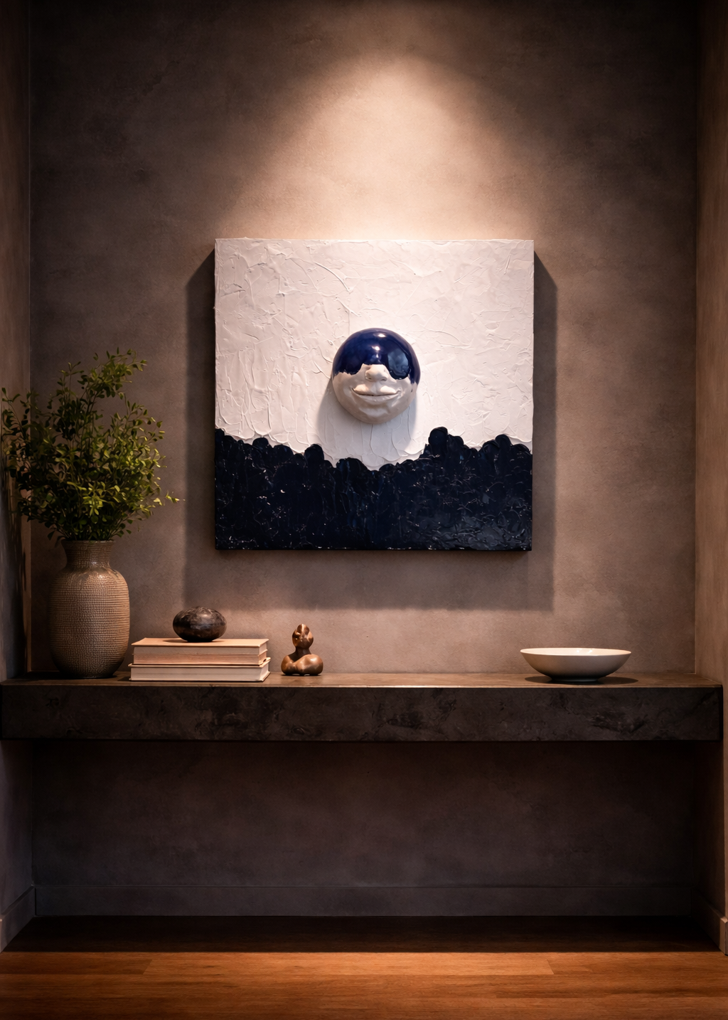 Face Deep Blue