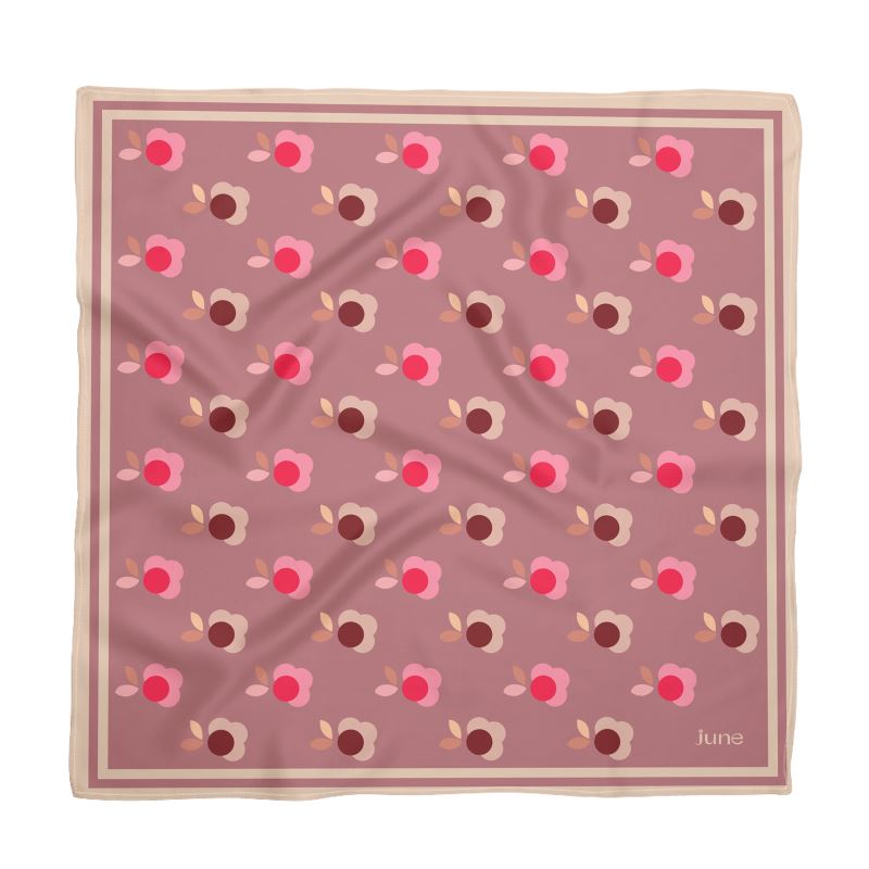 Loly - Pañuelo de Seda en Pink