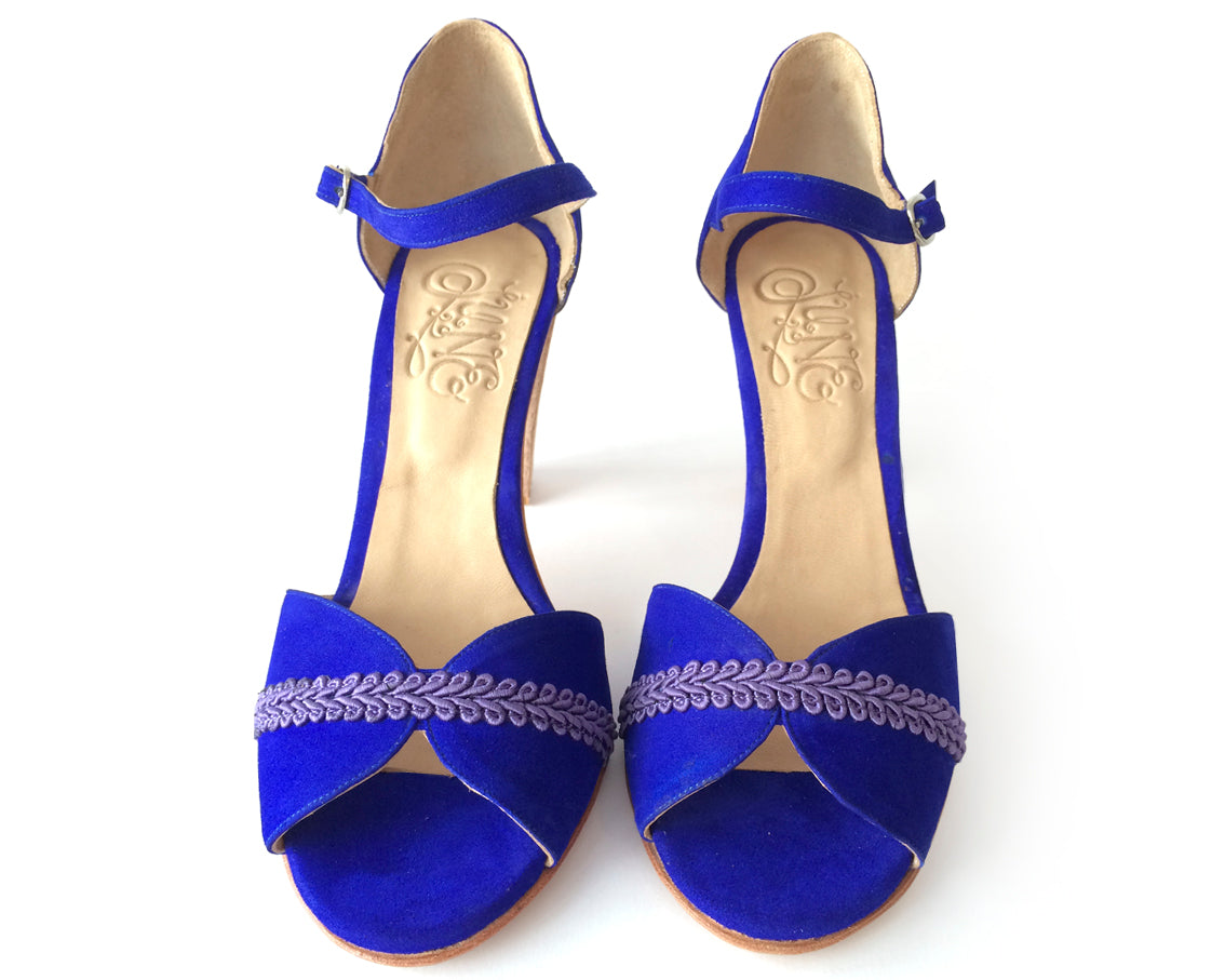 Charo Blue Heels 35 Blue quierojune